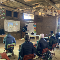 Workin' hard, learnin' lots.